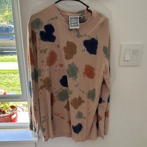 Jungmaven Hemp-Cotton Shirt in Pink and Gray